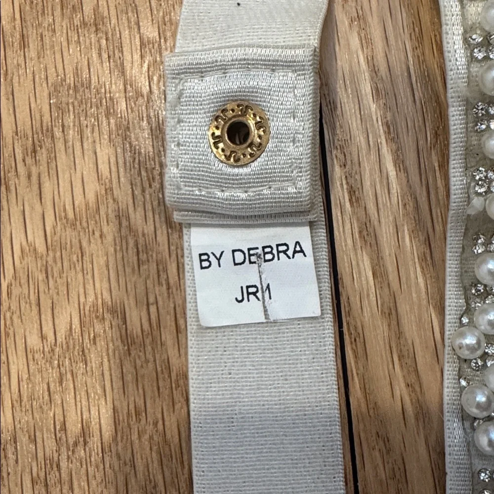By Debra Girls Mini Pearl Elastic Belt